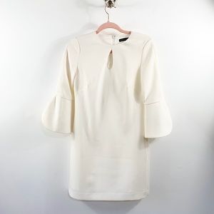 White House Black Market Petal-Sleeve Shift Dress Size 00